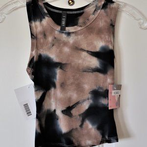 NWT-Tie Dyed Ribbed Crop Top